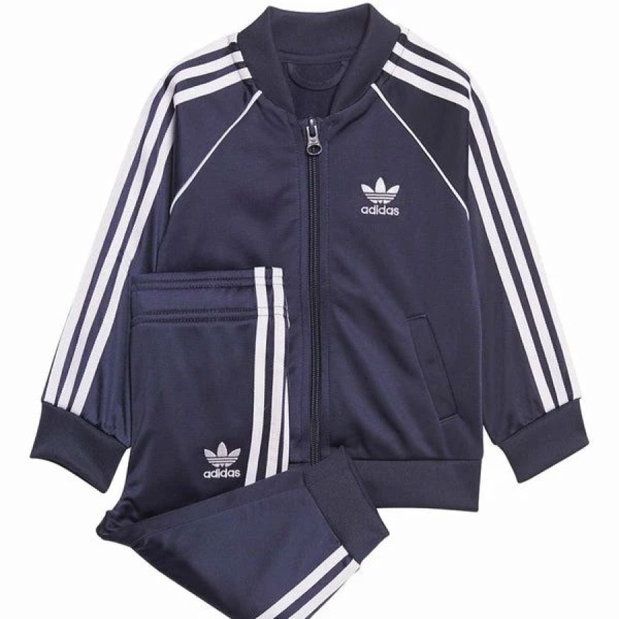 * Adidas Adicolor Sst Toddlers/Little Kids' Tracksuit Shadow Navy-White New