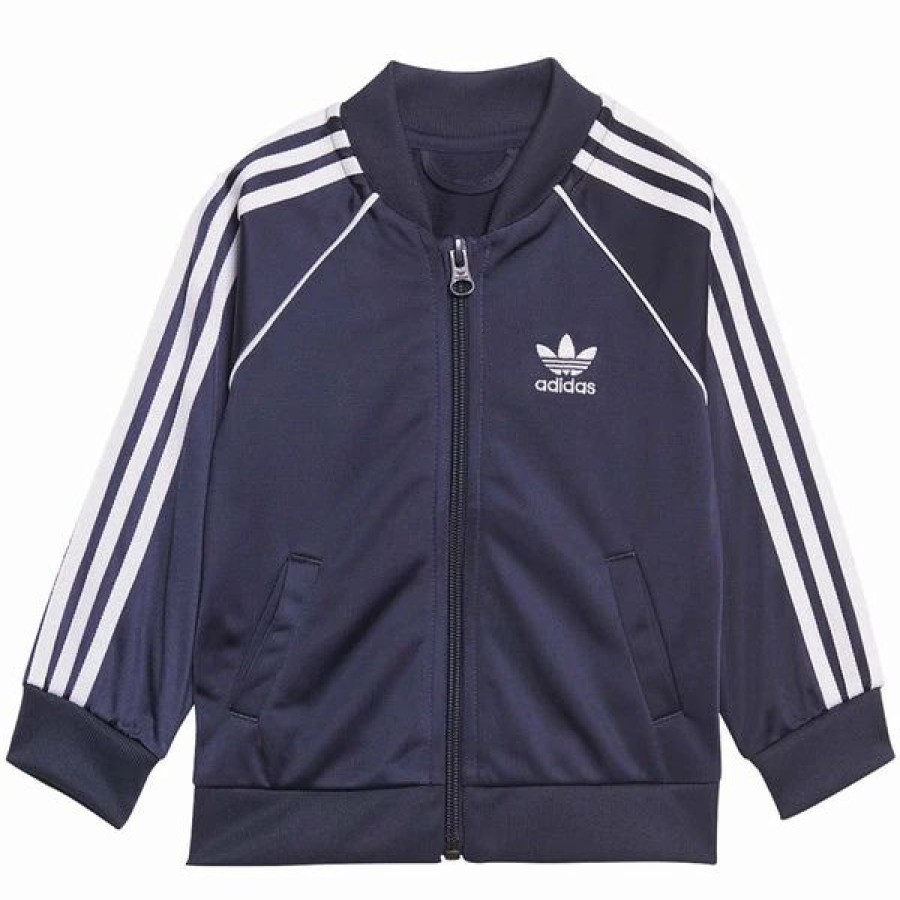 * Adidas Adicolor Sst Toddlers/Little Kids' Tracksuit Shadow Navy-White New