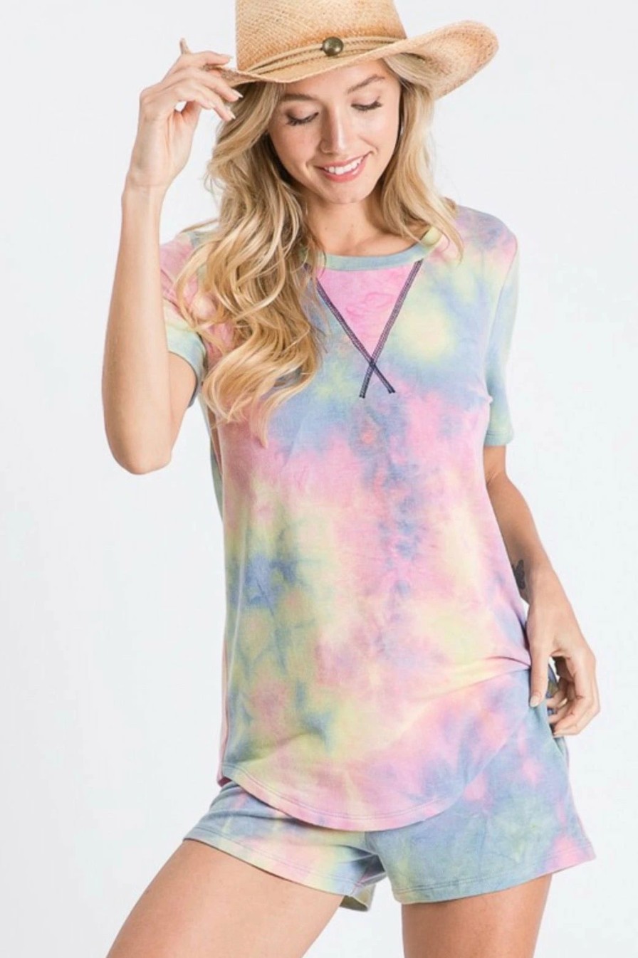 * Little Bear Boutique Tie Dye Top Clearance