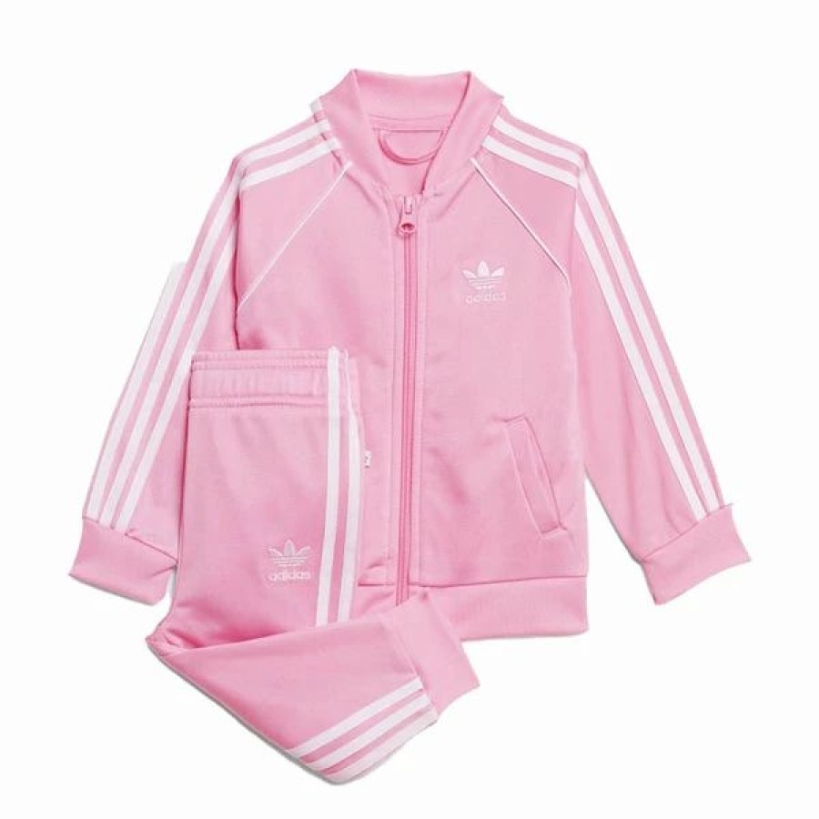 * Adidas Adicolor Sst Kids' Track Suit True Pink-White Clearance