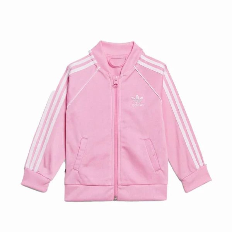 * Adidas Adicolor Sst Kids' Track Suit True Pink-White Clearance