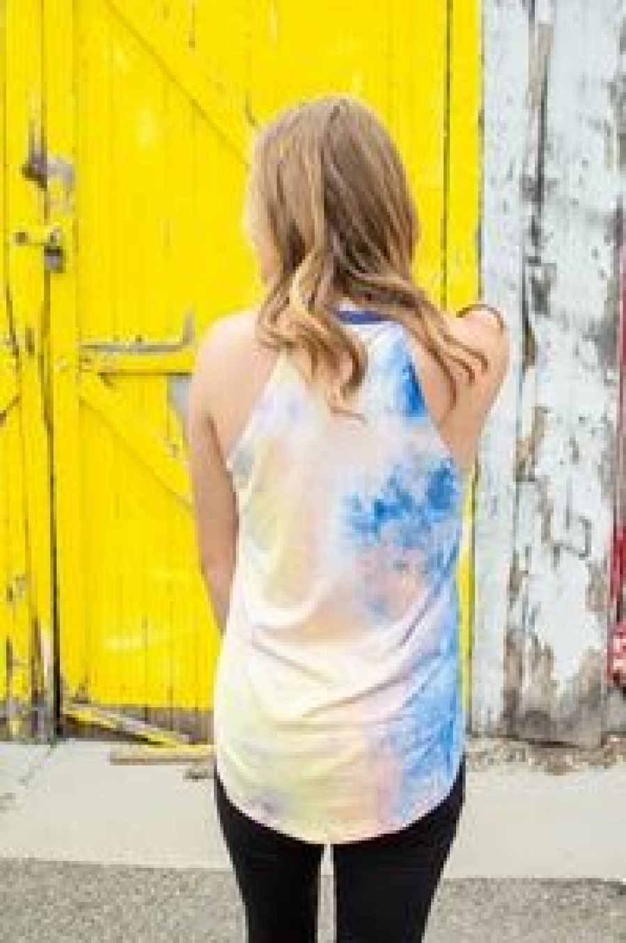 * Rogue Society Apparel Rocker Tank | Tie Dye At Dusk Best