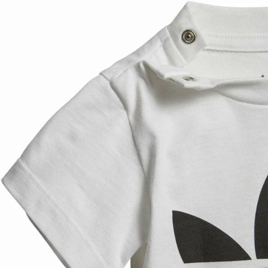 * Adidas Toddlers' Originals Trefoil Tee White/Black Clearance