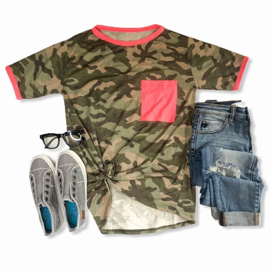 * Rogue Society Apparel Neon Camo Tee Best