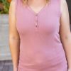 * Michelle Mae Addison Henley Tank Rose Clearance